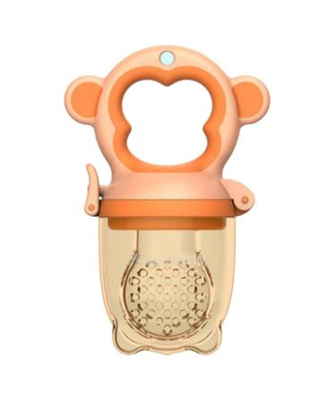 Abbto fruit bite rings for babies |Ergonomic fruit feed pacifier with an elastic safety closure - soft toothing toys for babies toddlers infants and children