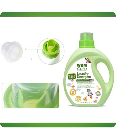 WBM Care Liquid Baby Laundry Detergent - 100 Loads 68 OZ | Eco-Friendly & Gentle for Babies - International Shipping Available - Buy Online on SooperMarket.com