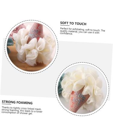 Shop Angoily 3 Pcs Ice Cream Bath Ball - Exfoliating Bath Sponge & Loofah for Men - Soft & Durable Shower Pouf - International Shipping Available - Buy Online on SooperMarket.com
