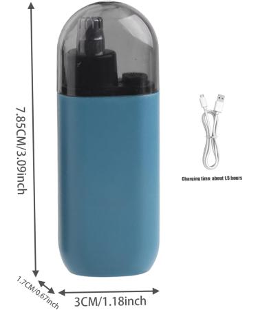 Portable Rechargeable Nose Hair Trimmer for Men - 6000RPM Electric Trimmer with Dust Cover | Safe & Painless Nasal Hair Removal - Buy Online on SooperMarket.com