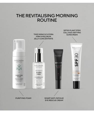 M dara Organic Skincare Smart Anti-Fatigue Eye Cream | 100% Natural Vegan Anti-Aging for Enhanced Radiance - 15 ml - Buy Online on SooperMarket.com