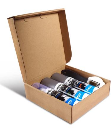 Kaps 4 Sneakers Shoe Care Cleaning Kit - Sneakers Gel Cleaner Water Repellent Protector Spray Odour Eliminator 100 ml Nubuck and Suede Brush Suitable for Trainer Suede Leather and Nubuck Shoes - Buy Online on SooperMarket.com