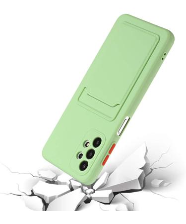 Buy Tivenfezk Nadoli Ultra Thin Silicone Case for Samsung Galaxy A33 5G - Shockproof Scratch-Resistant Wallet Cover with Credit Card Holder - Green - Buy Online on SooperMarket.com