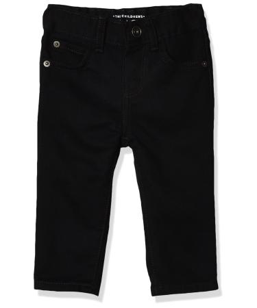 The Children's Place Boy's Stretch Straight Jeans 8 Black Wash Single
