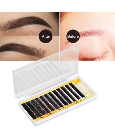 Mixed Black False Eyebrow Extension Fake Eyebrow Enhancer Individual Eyebrows 5 8mm Five 8mm and Length So You Can Create the Fi - Buy Online on SooperMarket.com