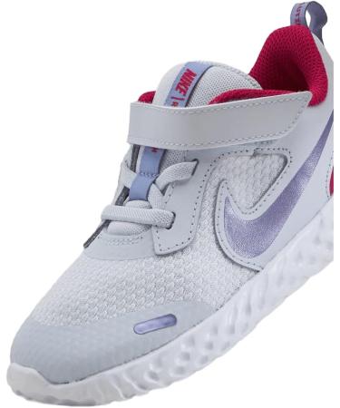 Buy NIKE Revolution 5 Gym Shoe 23.5 EU Football Grey/Purple Pulse/Fireberry/White | International Shipping Available - Buy Online on SooperMarket.com