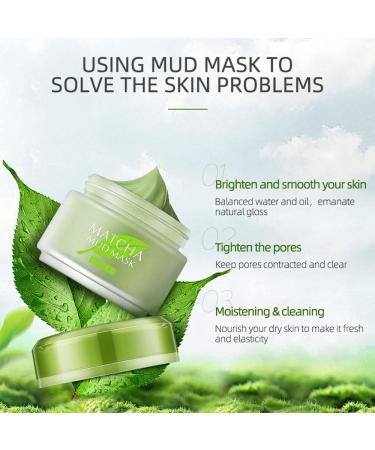 Buy Face Nutrition Matcha Mud Facial Cleanser - Anti-Acne Deep Cleansing & Moisturizing Mask | International Shipping - Buy Online on SooperMarket.com