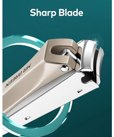 Professional Nail Clippers for Thick Nails - Premium Stainless Steel Sharp and Durable with Catcher - Ideal for Babies Children and Adults - Buy Online on SooperMarket.com