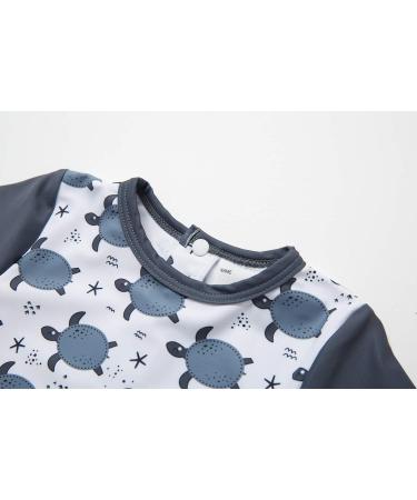 BONVERANO Baby Boys Swimsuit | UPF 50+ Sun Protection | Grey Turtle Design | 3-6 Months - Buy Online on SooperMarket.com