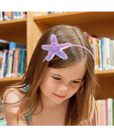 Minkissy Seestern Headband Set - 8pcs Sequin Mussel Marine Animal Hair Bands for Mermaid Cosplay & Girls' Birthday Gifts - Buy Online on SooperMarket.com