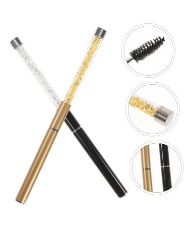 Balacoo 4 Pcs Grafting Eyelash Brush Set | Eyeliner Stamp White Eyeliner Eyebrow Spoolie & Glitter Gel | Perfect Eye Makeup Tool for Stunning Looks - Buy Online on SooperMarket.com