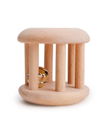 Let's make toys intellectual of children Montessori toys organic wood bell rattling baby fun and interesting toys care baby shower gifts y-wj04