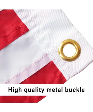 Yafeco U.S. 50 Star Sewn Boat Flag Set | Ensign Yacht Boat Ensign with Sewn Stripes | 12x18 inch - Buy Online on SooperMarket.com