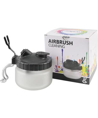 SAGUD Airbrush Cleaning Pot Kit with Strong Glass Bottles & Holder Station - Buy Online on SooperMarket.com
