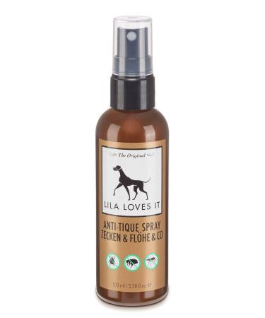 Lila Loves it natural insect protection for dogs-anti-tick sprays with essential oil effective protection against ticks mosquitoes & fleas anti-Tique spray 100 ml