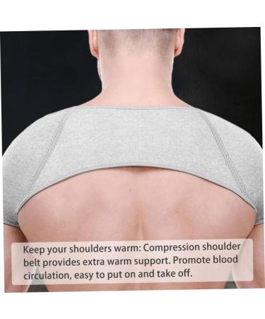 Double Shoulder Support Brace Pain Relief Compression Shoulder Warm Wrap Protector M - Buy Online on SooperMarket.com