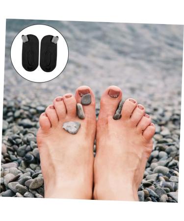 FOMIYES Men's Invisible Boat Socks Separator with Hallux Valgus Protector - Black, 1 Pair - Buy Online on SooperMarket.com