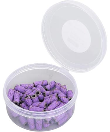 Nail Sanding Bands Smoothing Nail Art Sanding Bands with Storage Box for Manicure (Violet) - Buy Online on SooperMarket.com