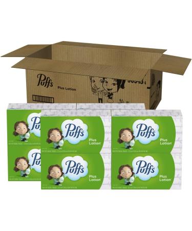 Puffs Plus Lotion Facial Tissue 8 Family Boxes, 120 Count - Pack of 8 (Old Version) - Buy Online on SooperMarket.com