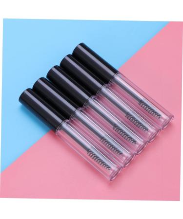 Healvian 5pcs Empty Tube Funnel Empty Mascara Bottle Empty Eyelashes Bottle Storing Eyelash Cream Black - Buy Online on SooperMarket.com