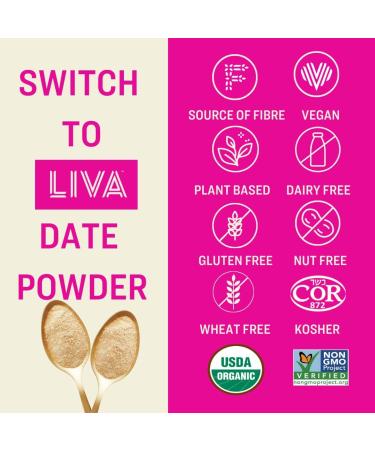 LIVA Date Syrup and Date Powder Gift Box Includes 2 LIVA Date Syrup 400g 2 LIVA Date Powder 275g and 1 LIVA Branded Glass Mug Mother's Day | Housewarming | Corporate Foodie | Baking Enthusiast - Buy Online on SooperMarket.com