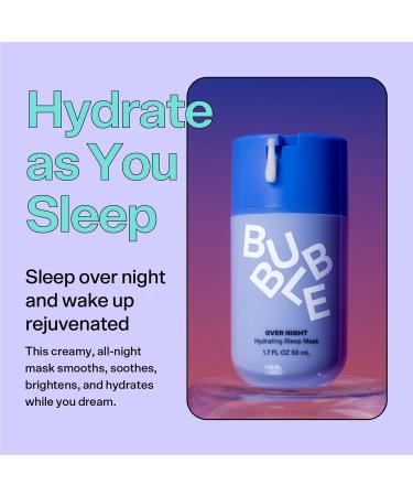 Bubble Skincare Overnight Hydrating Sleep Mask - Exfoliating Face Mask for Skin Repair with Mandelic Acid & Sodium PCA | 50ml - Buy Online on SooperMarket.com