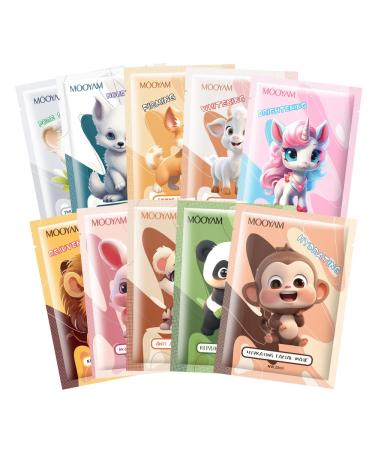 Cute Animal Mask Moisturising & Repairing Sheet Hyaluronic Acid Moisturising & Hydrating Mask