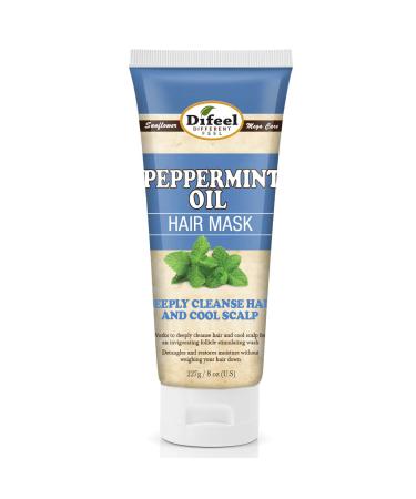 Difeel Premium Hair Mask Set - Macadamia Oil, Vitamin E, Peppermint 8oz - Revitalizing, Cleansing, Strength - 3-PC Set - Buy Online on SooperMarket.com