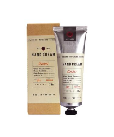 Fikkerts Luxury Wooded Amber & Citrus Hand Cream (75ml)