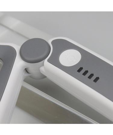 4X Glass LED Illuminated Eye-Loupe Magnifier Handheld Lens for Coin Stamps Reading Rechargeable Lens - Buy Online on SooperMarket.com