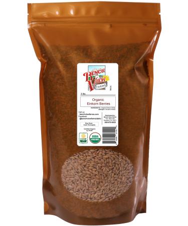 Organic Einkorn Wheat Berries - 3lbs 3 Pound (Pack of 1)