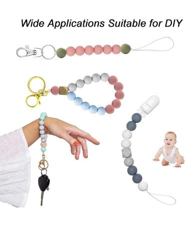 Silicone Pearls for Babies - Round Star Pearls Pacifier Clips Keychain & Toy Accessories - Buy Online on SooperMarket.com