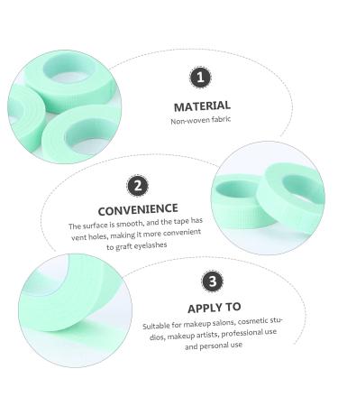 DOITOOL 10 Rolls Eyelash Tape - Non-Woven Grafting Supply for Makeup Beauty Salons & Lash Extensions - 900x1.1cm Green Duct Tape - Buy Online on SooperMarket.com