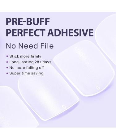 Buy Bartbox Squoval Short Nail Tips & Glue Gel Kit - 300 Soft Gel Nail Tips Set with Mini UV Lamp & Quick Gel Glue - Perfect for Nail Extensions - Buy Online on SooperMarket.com