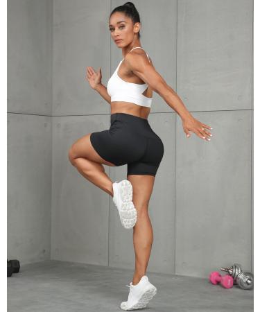 TelaLeo 5 Pack Women's Volleyball Compression Shorts - High Waist Yoga Shorts (5Black, Medium) - Buy Online on SooperMarket.com