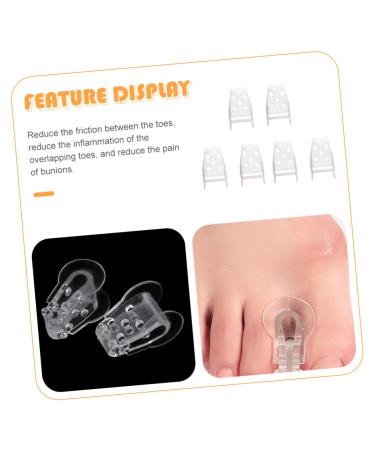 Silicone Gel Nail Tools Set: 3 Pairs Splitter Thumb Protector, Bunion Separators, Foot Valgus Protector - Women's Nail Care Kit - Buy Online on SooperMarket.com