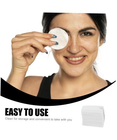 Beaupretty Pressed Edge Cotton Pads - 100 Pcs Makeup Remover Tool | Portable Face Cushions & Nail Polish Remover Pads - Buy Online on SooperMarket.com