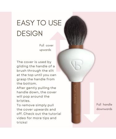 Original Brush Bubble Pink Makeup Brush Holder - Storage & Travel Organizer Case for Brushes - Buy Online on SooperMarket.com