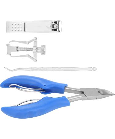 Nail Clippers Set Double Spring Toenail Clippers Ingrown Fingernail Toenail Tools Kit Nail Pedicure Clippers Toenail Corrector Professional Manicure Pedicure Tool(blue) - Buy Online on SooperMarket.com