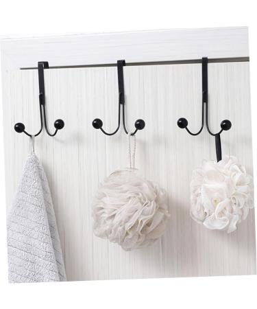 Cabilock 3pcs Wrought Iron Hook Heavy Duty Clothes Rack Door Hanger for Hanging Coat Door Coat Hook Jacket - Buy Online on SooperMarket.com