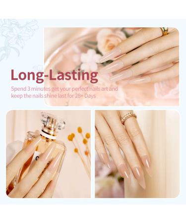 RARJSM Icy Jelly Gel Nail Polish Set of 6 Translucent Colors Sheer Rose Nude Tone Gel Polish LED UV Gel Clear Milky Light Pink Red Brown French Manicure Curing Requires 7.5ml DIY Home Nail Salon Icy Jelly Set - Buy Online on SooperMarket.com