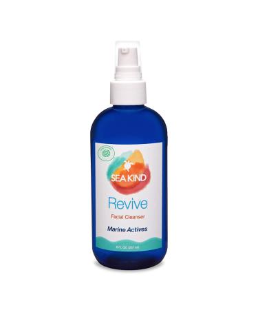Revive Facial Cleanser Natural Face Wash with Marine Actives (Sea Kelp) Aloe Vera and Natural Skin Nourishing Ingredients Gentle Non-Drying and Non-Oily Vegan Face Wash for Women and Men 8 fl oz