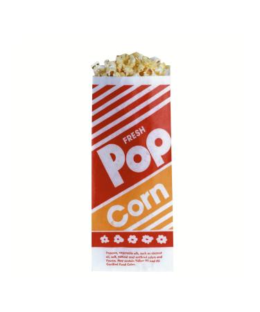 1 Oz Popcorn Bags - Pack of 125 Count for Concession Stands & Movie Nights - Buy Online on SooperMarket.com
