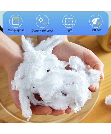 200 PCS Disposable Clear Shower Caps - Elastic Plastic Caps for Hair Treatment, Home, Hotel, Salon - Buy Online on SooperMarket.com
