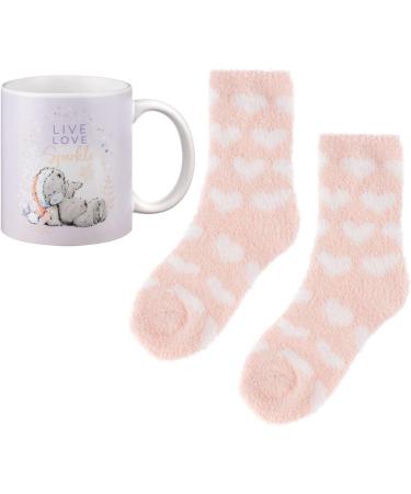 Mug Socks & Hot Chocolate Set - Kitchen and Personal Hugger for Kids Women Teen Adults on Christmas Valentine and Mother's Day - Best Gift for Beloved Ones - Buy Online on SooperMarket.com