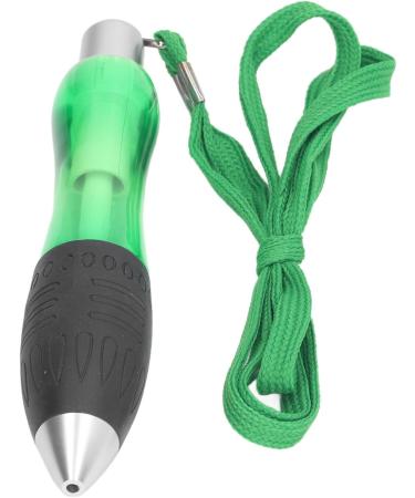 5-Piece Weighted Pens for Hand Tremors | Extra Wide Grip Retractable Fat Pens for Arthritis & Parkinson's - Green - Buy Online on SooperMarket.com