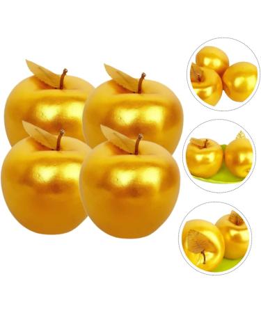 HOMSFOU 20 Pcs Simulated Fake Apples Simulation Apples Artificial Apples Wedding Party Decoration Apples Model Fruit Wedding Decor Decorative Model Ax Christmas Foam Goldenx5pcs 8X8X7CMx5pcs - Buy Online on SooperMarket.com