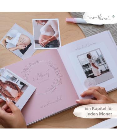 Buy Mintkind Pregnancy Diary My Pregnancy - Hardcover Diary & Photo Album for Expectant Mothers | Perfect Gift for Moms-to-Be - Beige - Buy Online on SooperMarket.com