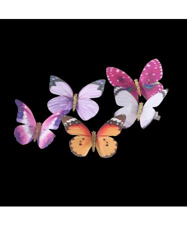 inSowni 20 Pack Multi Colors Butterfly Alligator Hair Clips Barrettes - Wedding Accessories for Women, Girls, Kids - Buy Online on SooperMarket.com
