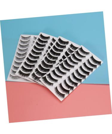 HAPINARY Beauty Fake Eyelashes 80 Pairs Fake Lashes Fake Eyelashes Eyeliner Pencil False Eyelashes Natural Eyelashes Cross Section Cosplay Lashes - Buy Online on SooperMarket.com